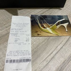 Dolce & Gabbana Vintage Lino Verdin Vipera Mules